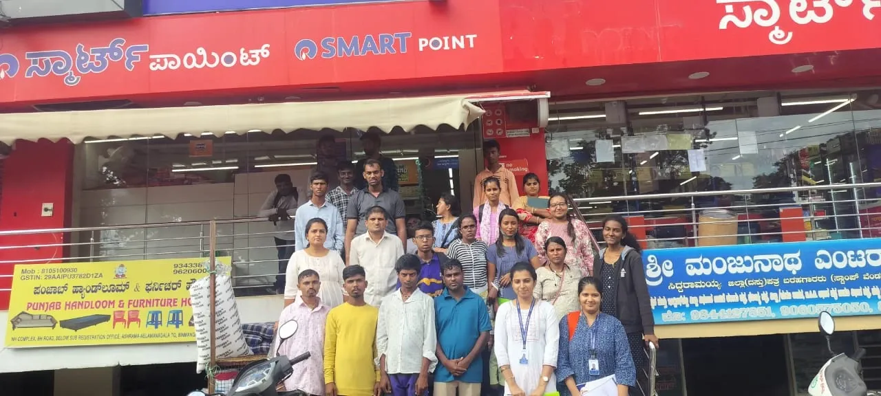 Exposure visit to Smart mart in Nelamangala